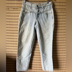 Marithé + François Girbaud Mom Jeans 
Light Blue Women's Jeans